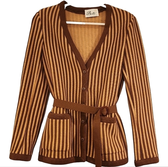 butte Sweaters - Jonathan Logan Butte Knit Vintage Cardigan NWT size 10